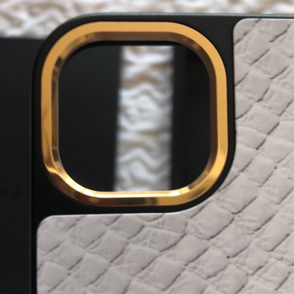 Luxury iPhone 13 case, by BURGA (of Stockholm) NIB, glacial desert design